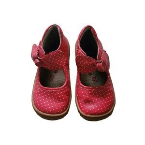 Livie & Luca Red Knotty Bow Mary Jane Shoes